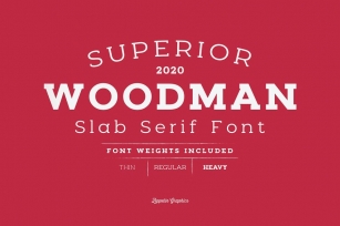 Woodman Slab Serif Font Font Download