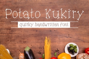 Potato Kukiry - Handwritten Quirky Fun Serif Font Font Download