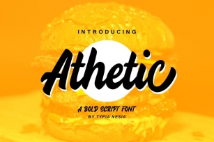 Athetic Bold Script Font Download
