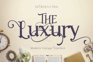The Luxury - Elegant Font Font Download
