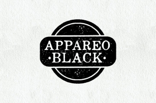 Appareo Black Font Download