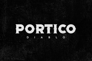 Portico Diablo Font Download