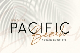 Pacific Beach Font Duo Font Download