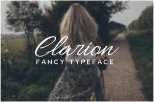 CLARION -  Fancy Handwriting / Decorative Typeface Font Download