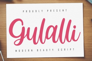 Gulalli Modern Script Font Download
