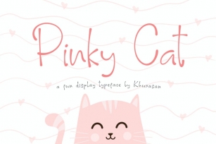 Pinky Cat Font Font Download
