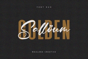 Salloum Golden Font Duo Font Download