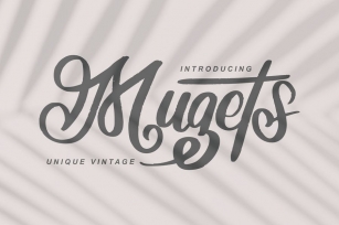 Mugets Unique Vintage Font Download