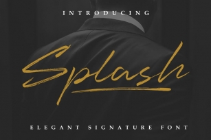 Splash - Professional Signature Font Download