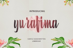 Yurafima - Simple Handwritten Font Font Download