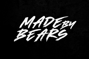 Made by Bears - Font Font Download