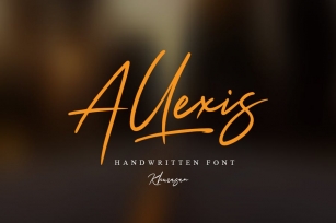 Allexis Signature Font Download