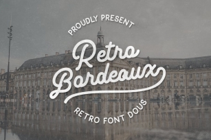 Retro Bordeaux Duos (PreLogo Design) Font Download