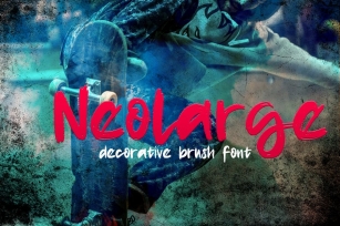 Neolarge - Decorative Brush Font Font Download