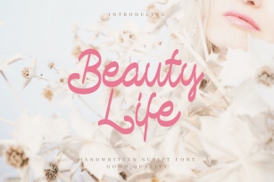 Beauty Life - Romantic Handwritten Script Font Download