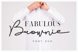 Brownie Font Duo Font Download