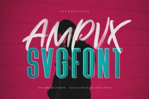 AMPVX SVG Brush Font Free Sans Font Download
