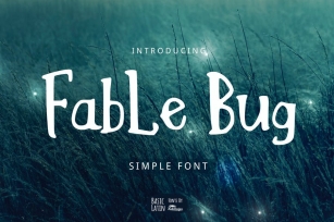 Fable Bug Simple Font Font Download