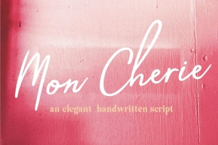 Mon Cherie Script Font Font Download