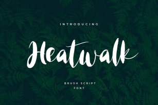 Heatwalk Script Handwritten Font Font Download