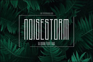 NoiseStorm Font Duo Font Download