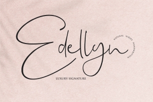 Edellyn - Signature Font Font Download