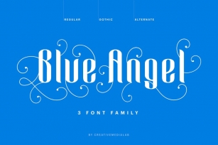 Blue Angel Font Download