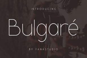 Bulgare - Sans Serif Font Download