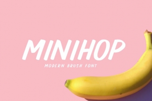 MINIHOP - Modern Brush Font Font Download