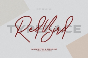 Redbird Signature Font Free Sans Font Download