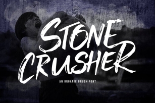 Stone Crusher - Brush Display Font Font Download