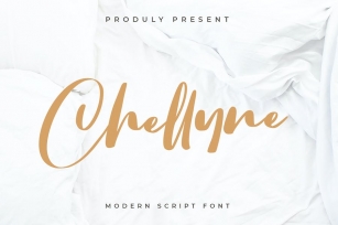 Chellyne - Modern Script Font Font Download