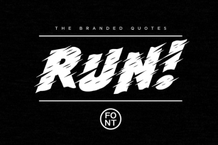 Run! Font + Arcade Text Tutorial Font Download