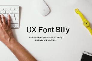 Billy Handwritten UX Typeface + Web Fonts Font Download