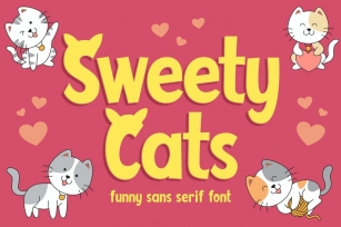 Sweety Cats - Funny Sans Serif Font Download