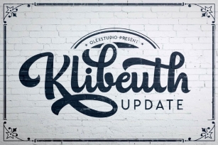 KLIBEUTH - Script Font Download