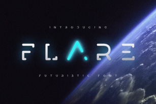 Flare - Futuristic Science Font Font Download