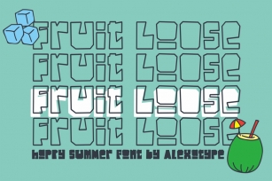 Fruitloose - Happy Summer Font Font Download
