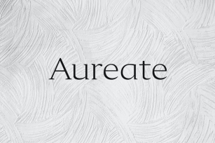 Aureate - A Sophisticated Serif Font Download