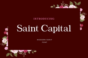 Saint Capital Modern Serif Typeface Font Download