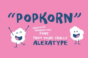POPKORN- Funky Marker Font Font Download