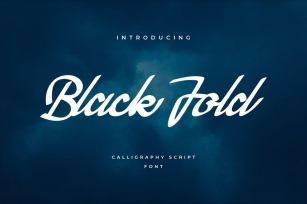 Black Fold Script Handwritten Font Font Download