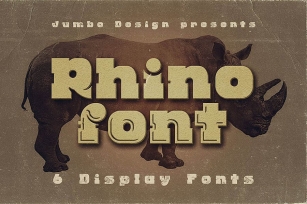Rhino - Display Font Font Download
