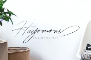 Hegomoni Signature Font Download