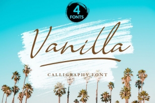 Vanilla - Modern Calligraphy Font Font Download