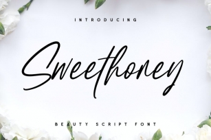 Sweethoney Signature Font Font Download