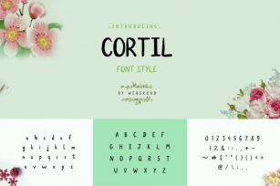 Cortil - Handmade Font Style Font Download