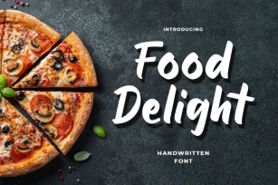 Food Delight Script and Handwritten  Font Font Download
