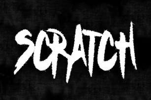 SCRATCH METAL FONT Font Download