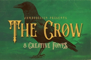 The Crow - Vintage Style Font Font Download